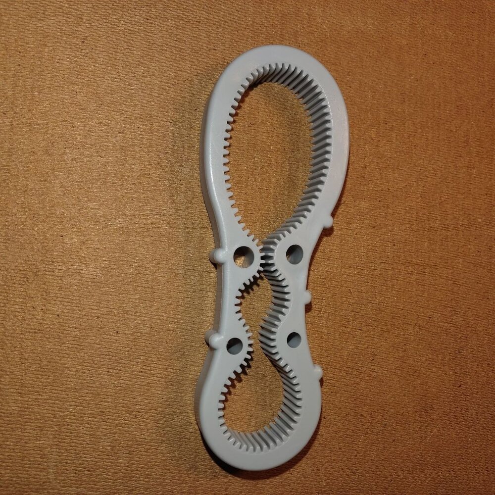 Dual-Sided Plastic Jar & Bottle Opener With Gripped Teeth For Easy Lid Removal - Picture 1 of 2